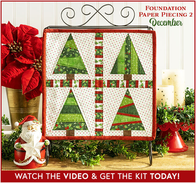 Foundation Paper Piecing Series 2 - December Kit