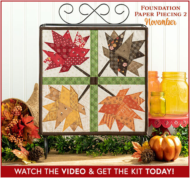 Foundation Paper Piecing Series 2 Kit - November