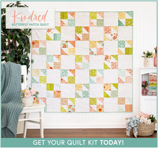 Butterfly Patch Quilt Kit - Kindred