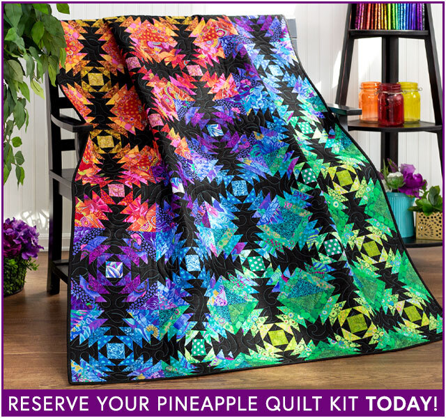 Pineapple Quilt Kit - RESERVE