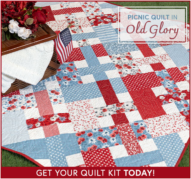 Picnic Quilt Kit - Old Glory