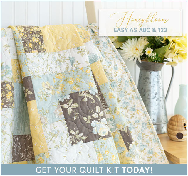 Easy As ABC and 123 Quilt - Honeybloom Kit