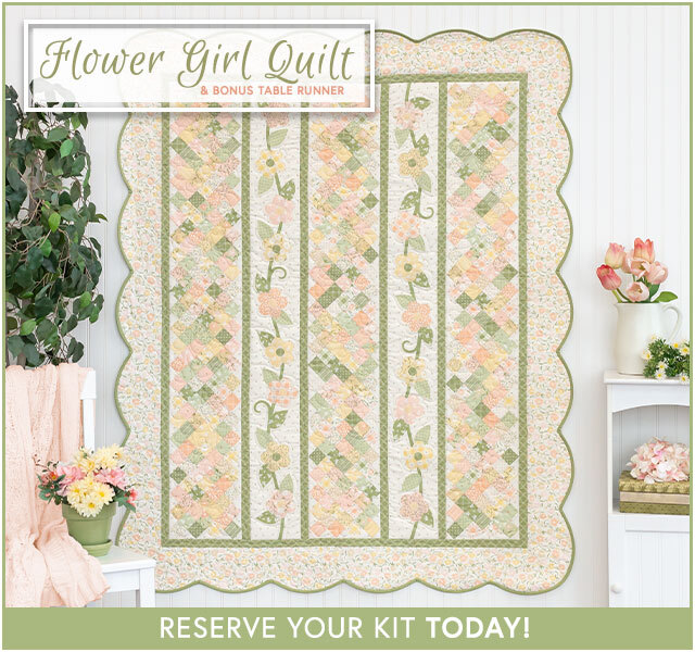Flower Girl Quilt Kit - Reserve Now