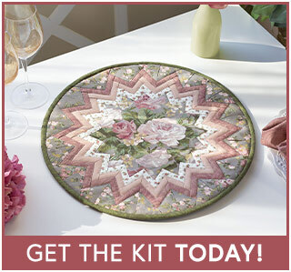 Point of View Folded Star Table Topper - First Blush Kit