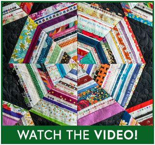 Selvage Spider Web Quilt and Ruler Tutorial