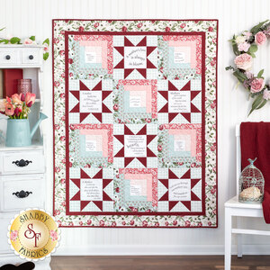 link to Patchwork Sentiments Quilt Kit - Lovestruck