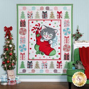 link to Meowy Christmas Quilt Kit