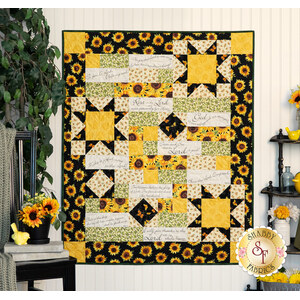 link to Comfort of Psalms Quilt Kit - Sunflower Splendor