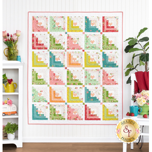 link to Hearts At Home II Quilt Kit - Strawberry Lemonade