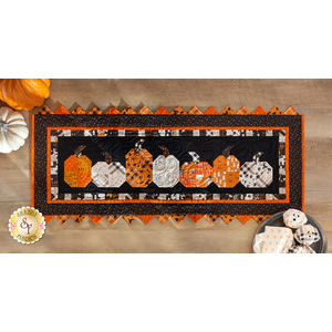 link to Pumpkins in a Row Table Runner Kit - Hey Bootiful