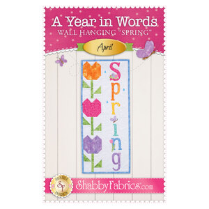 link to A Year in Words Wall Hangings - Spring - April - Pattern