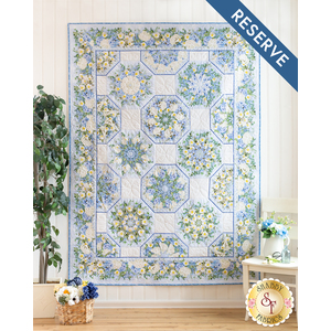 link to Kaleidoscope Quilt Kit - Periwinkle Spring - RESERVE