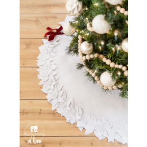 link to Frosted Poinsettia Tree Skirt Kit