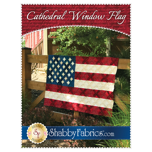 link to Cathedral Window Flag Quilt Pattern