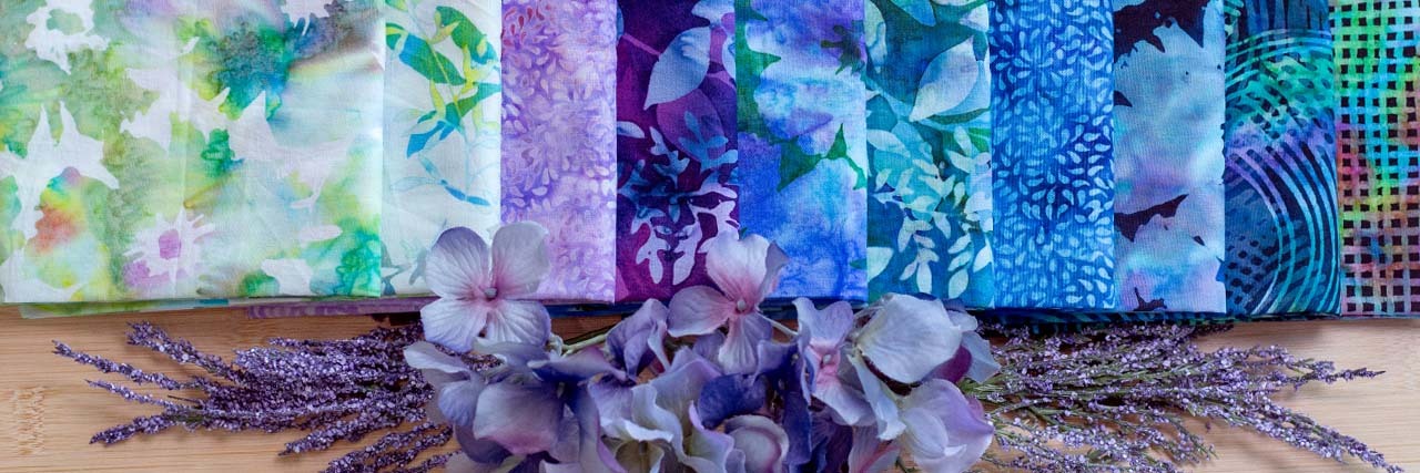 header image for Bali Batiks - Fresh Meadow (Hoffman Challenge)