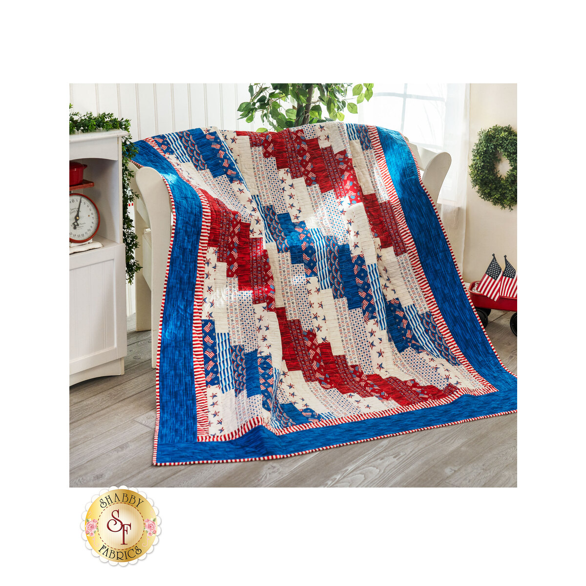 Standing Strong Quilt Kit America the Beautiful Shabby Fabrics