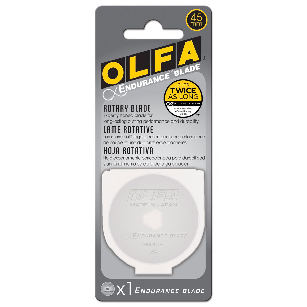 Olfa 45mm Rotary Cutter Replacement Blades 10 Count