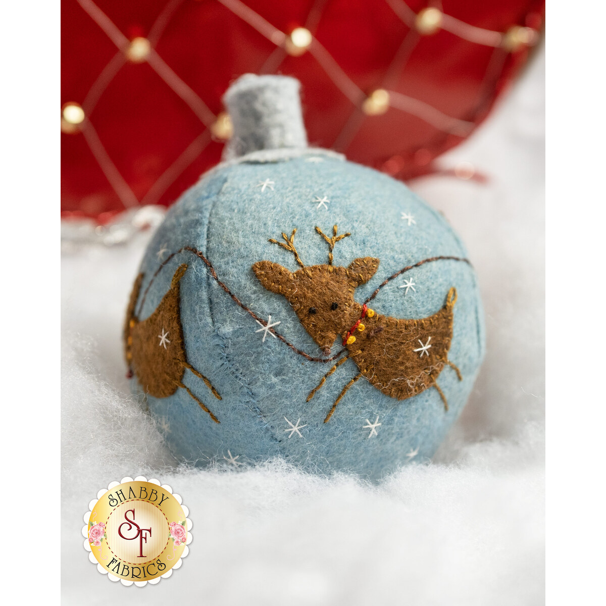 Set of 6 handmade wool felt Christmas ornaments — The Ornament Boutique