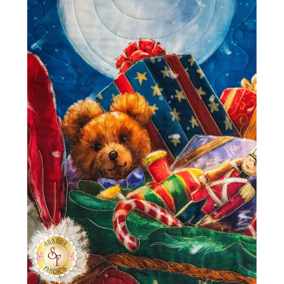 Vtg Stocking Kit Good Shepherd Christmas Stitchery Teddy Bear Wishes Come  True