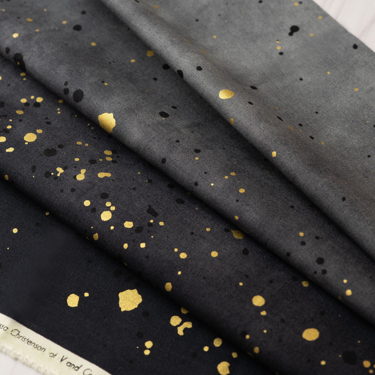 Ombre Galaxy Metallic 10873-222M Onyx by Moda Fabrics | Fabrics