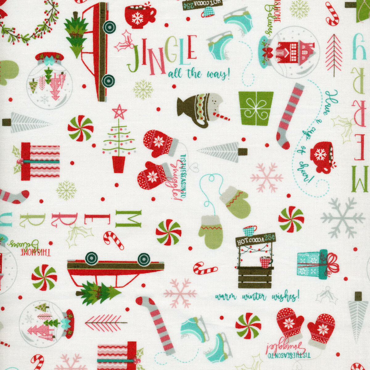 Cup of Cheer 10202-W White by Maywood Studio | Shabby Fabrics