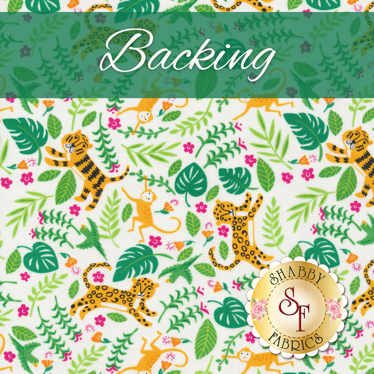 Quilt As You Go Sophie Tote Kit - Jungle Paradise