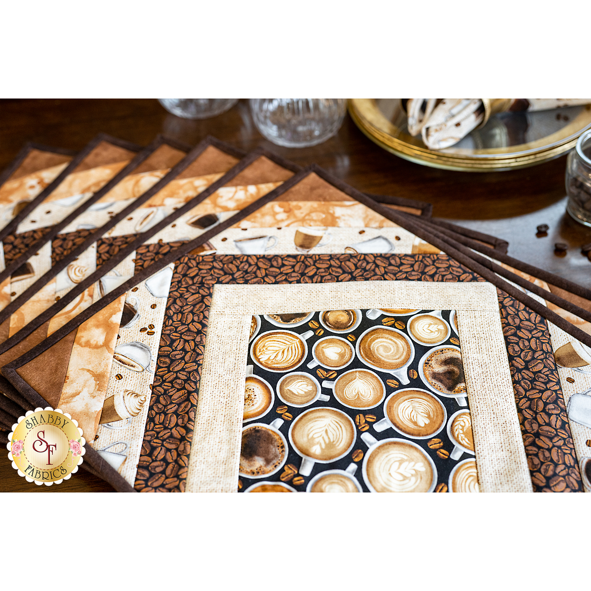 Quilt As You Go - Casablanca Placemats Kit - Postcard Holiday