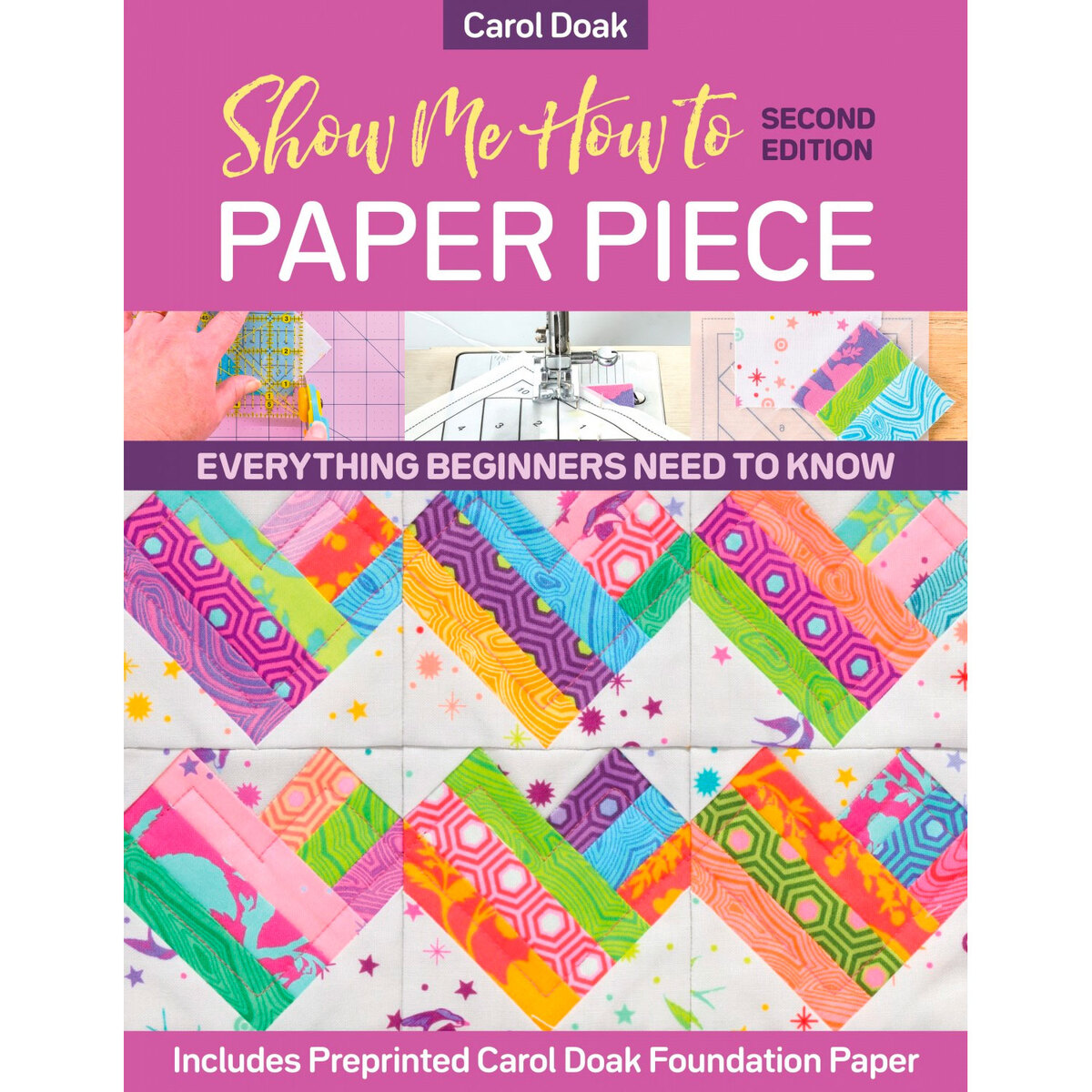 Learn how Easy it is to Paper Piece a Quilt Block (Foundation Piecing)