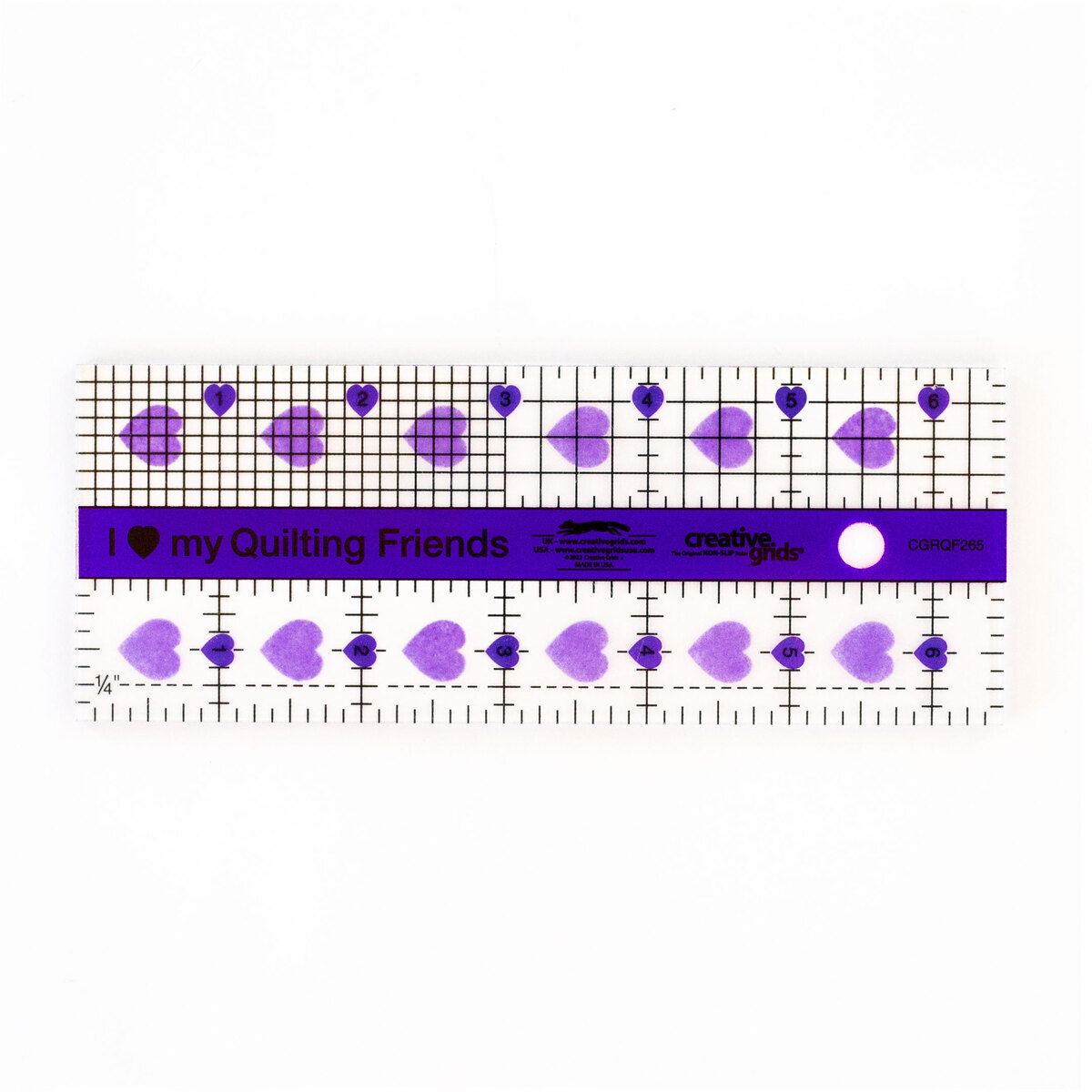 Creative Grids Quilt Ruler 12-1/2in Square - CGR12