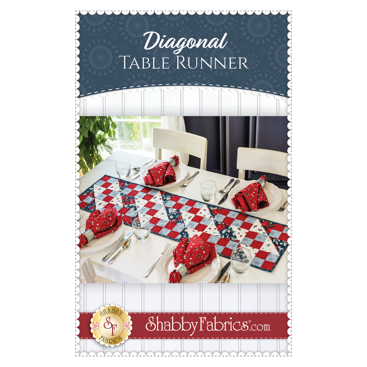 Diagonal Table Runner Pattern