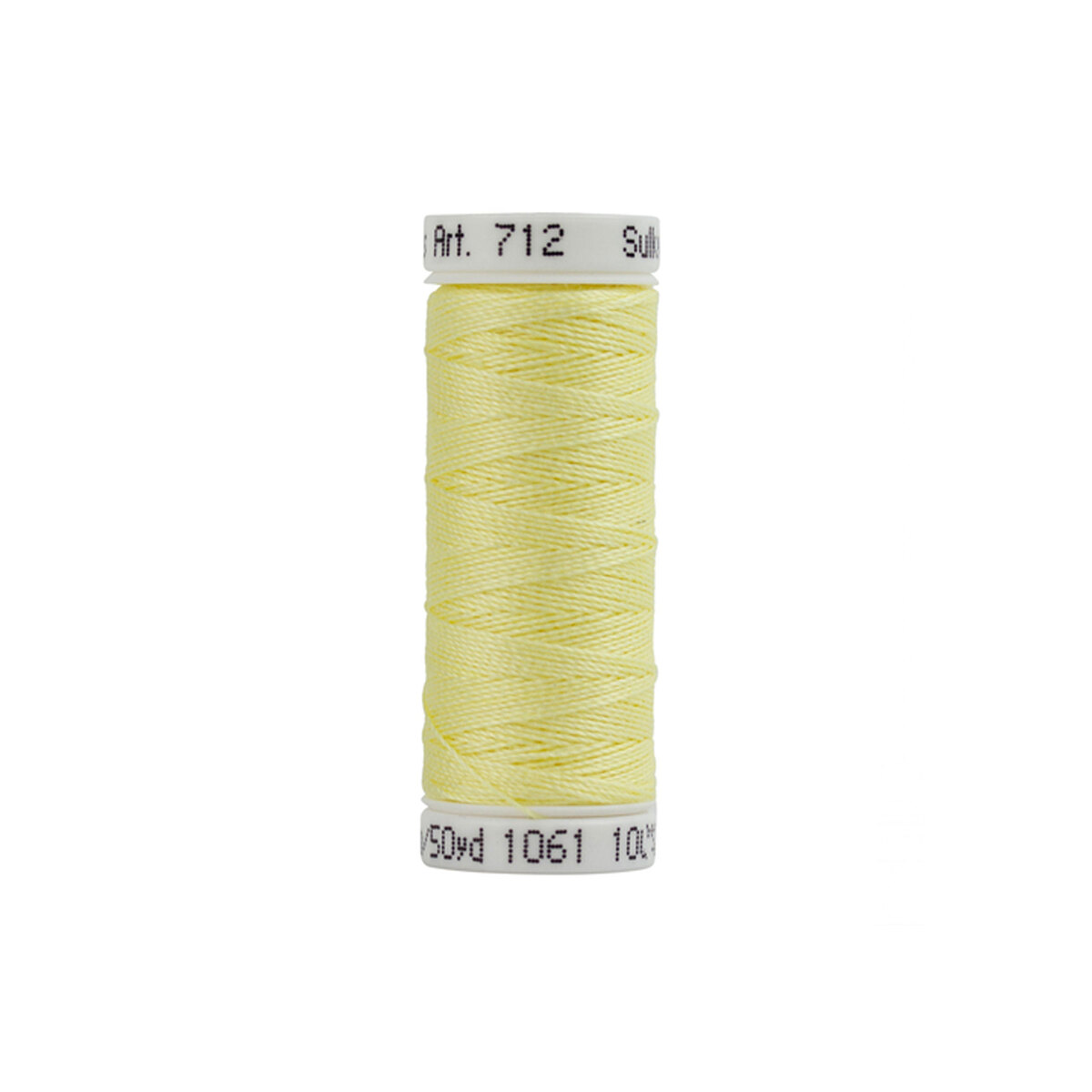 Sulky 12 wt Cotton Petites Thread #1061 Pale Yellow - 50 yds