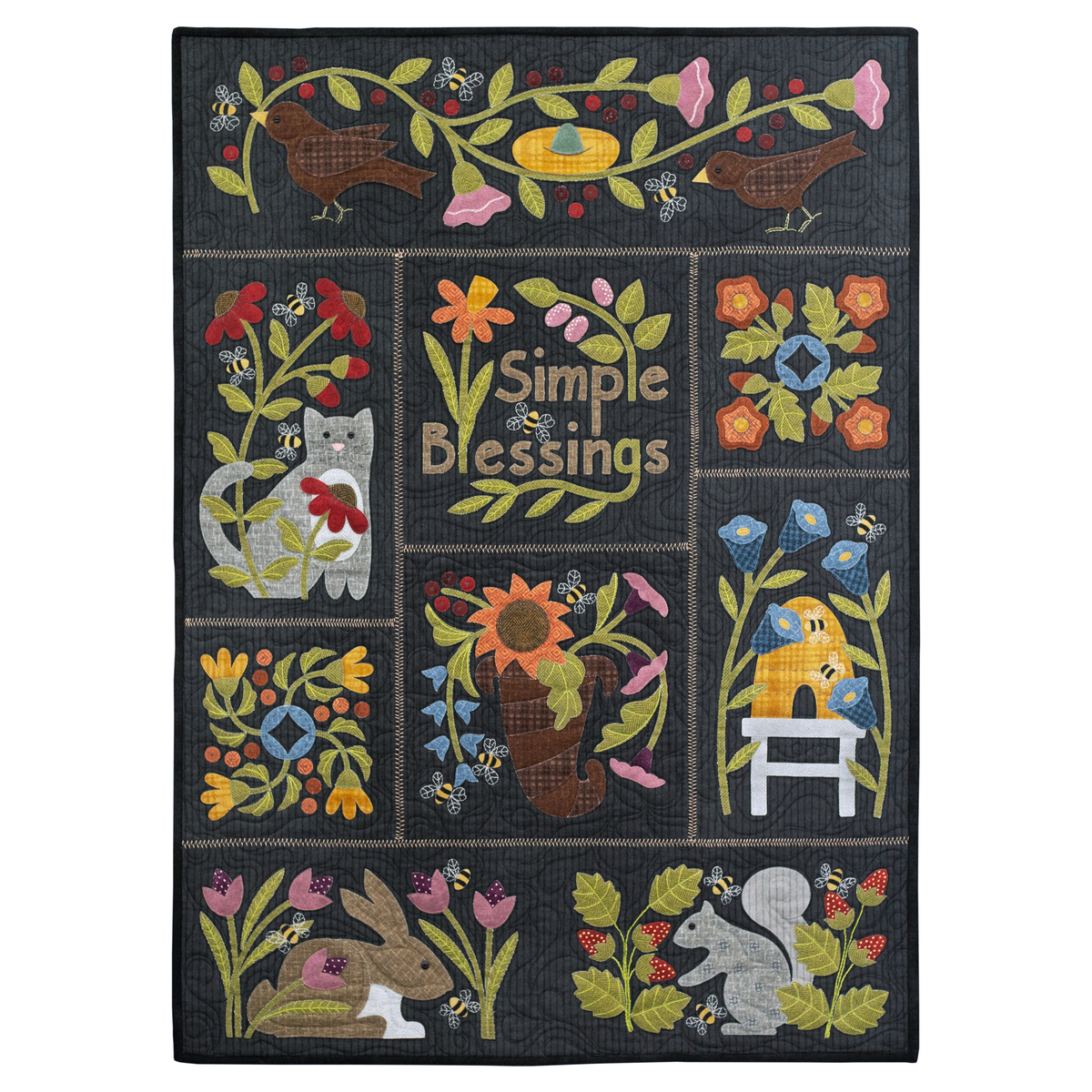 Applique quilt pattern 2024 BOM