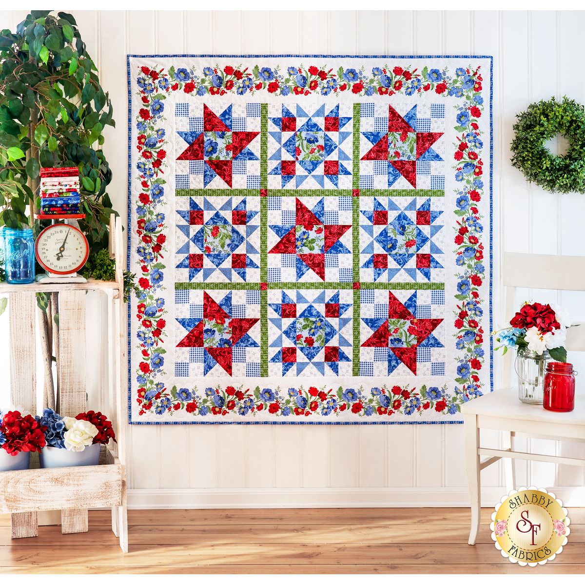 A Happy Hilltop – 108″ WIDE – Blue – Priced by the Half Yard – Robert  Kaufman Fabrics – Jubilee Quilt Company