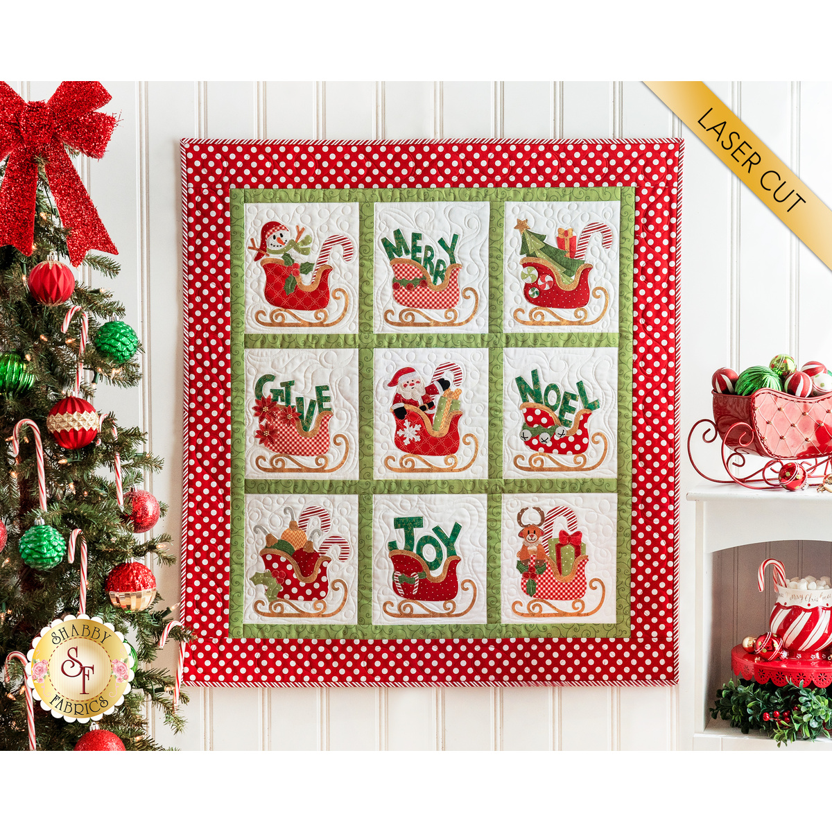 Felt Christmas Ornament Patterns - 10 Piece Bundle - The Yellow Birdhouse