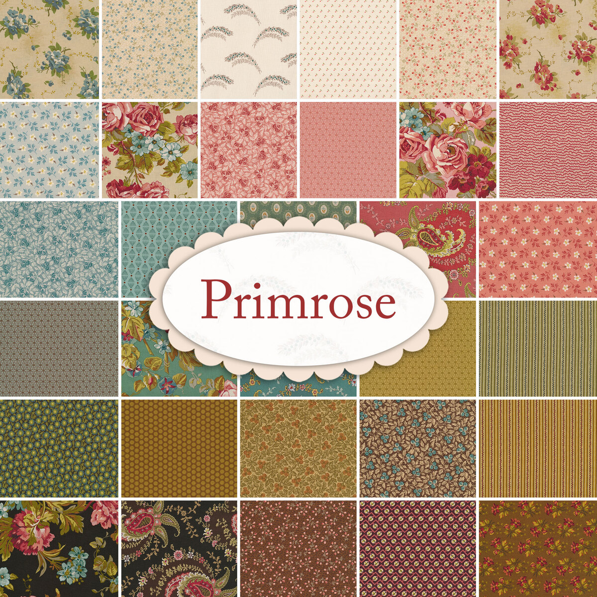 Primrose Yardage by Edyta Sitar at Laundry Basket Quilts for Andover