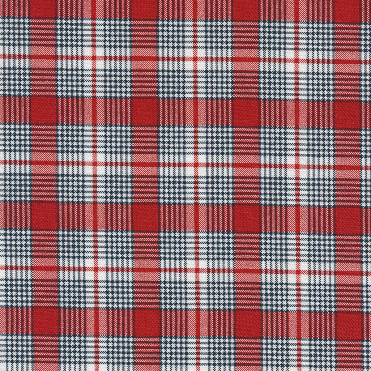 Red Classic Plaid Fabric