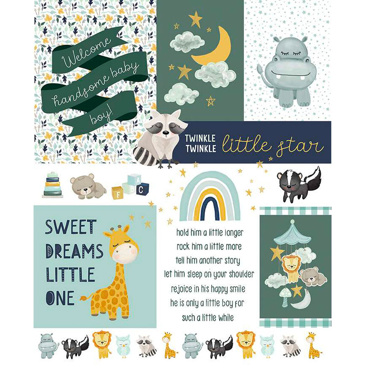 Sew Much Fun Fat Quarter Bundle | Echo Park for Riley Blake Designs