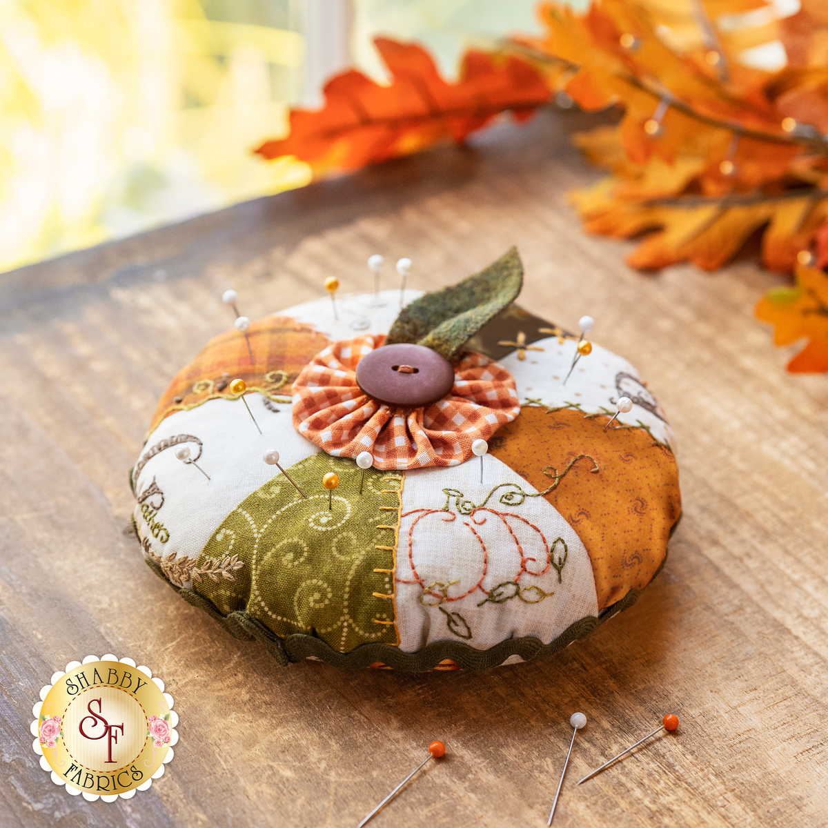 Pumpkin Pie DIY Pin Cushion Kit