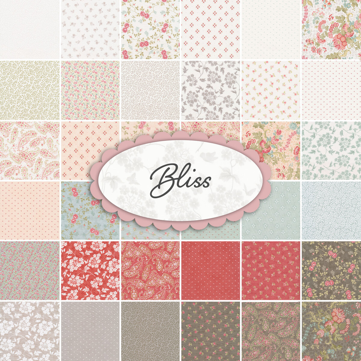 Bliss Yardage by 3 Sisters for Moda Fabrics Shabby Fabrics