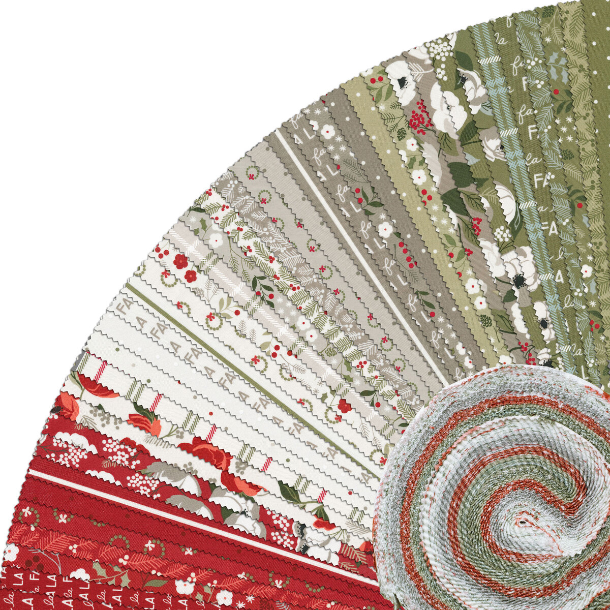 Christmas Eve Jelly Roll by Lella Boutique for Moda Fabrics  Shabby Fabrics