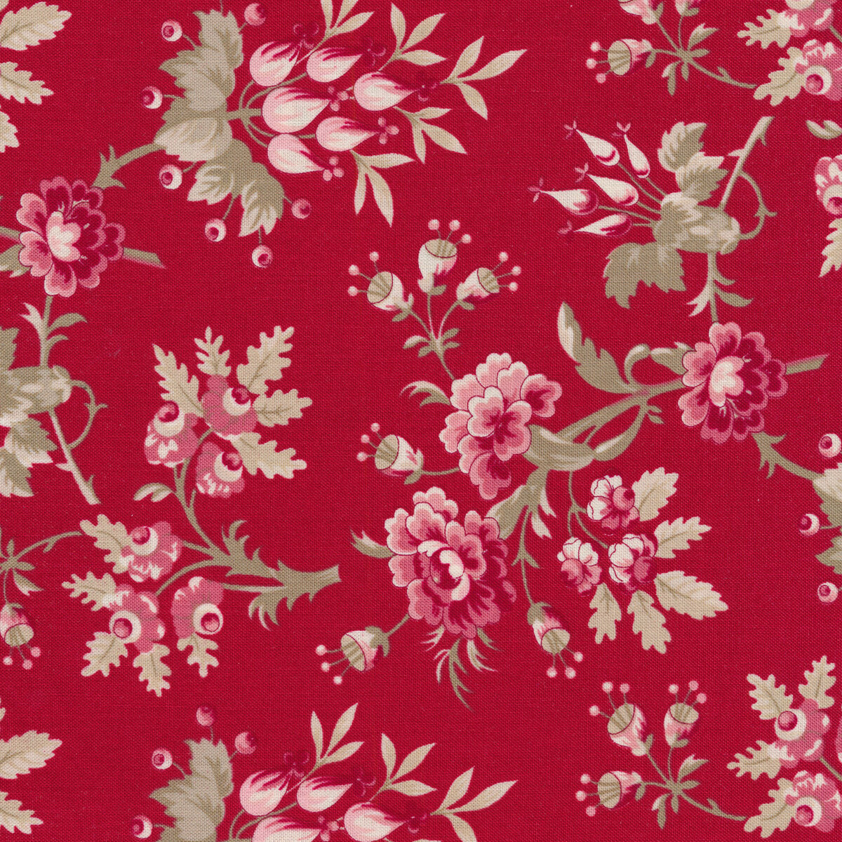 Sugarberry 3020-14 Cherry by Bunny Hill Designs for Moda Fabrics ...