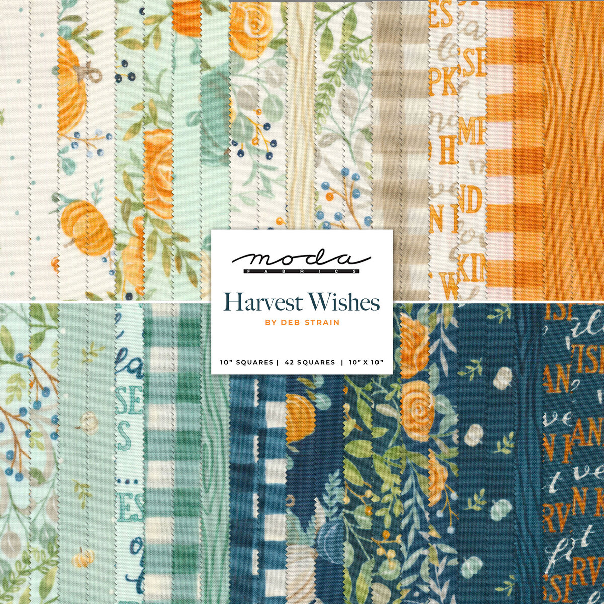 Harvest Wishes Layer Cake by Deb Strain for Moda Fabrics Shabby Fabrics