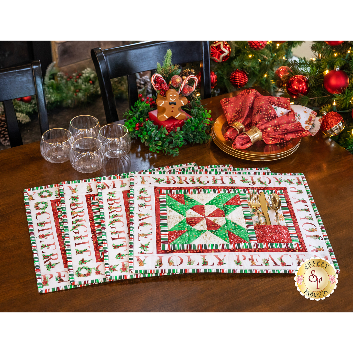 Peppermint Placemats Kit Holiday Sweets Shabby Fabrics   Pid 141667 Peppermintplacemats Holidaysweets Productimage 