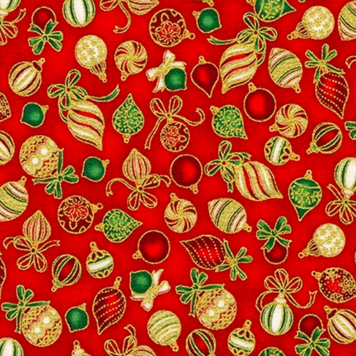 Holiday Charms 199483 Red from Robert Kaufman Shabby Fabrics