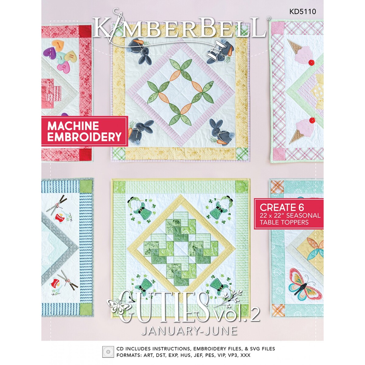 Kimberbell Machine Embroidery and Sewing Projects and Supplies