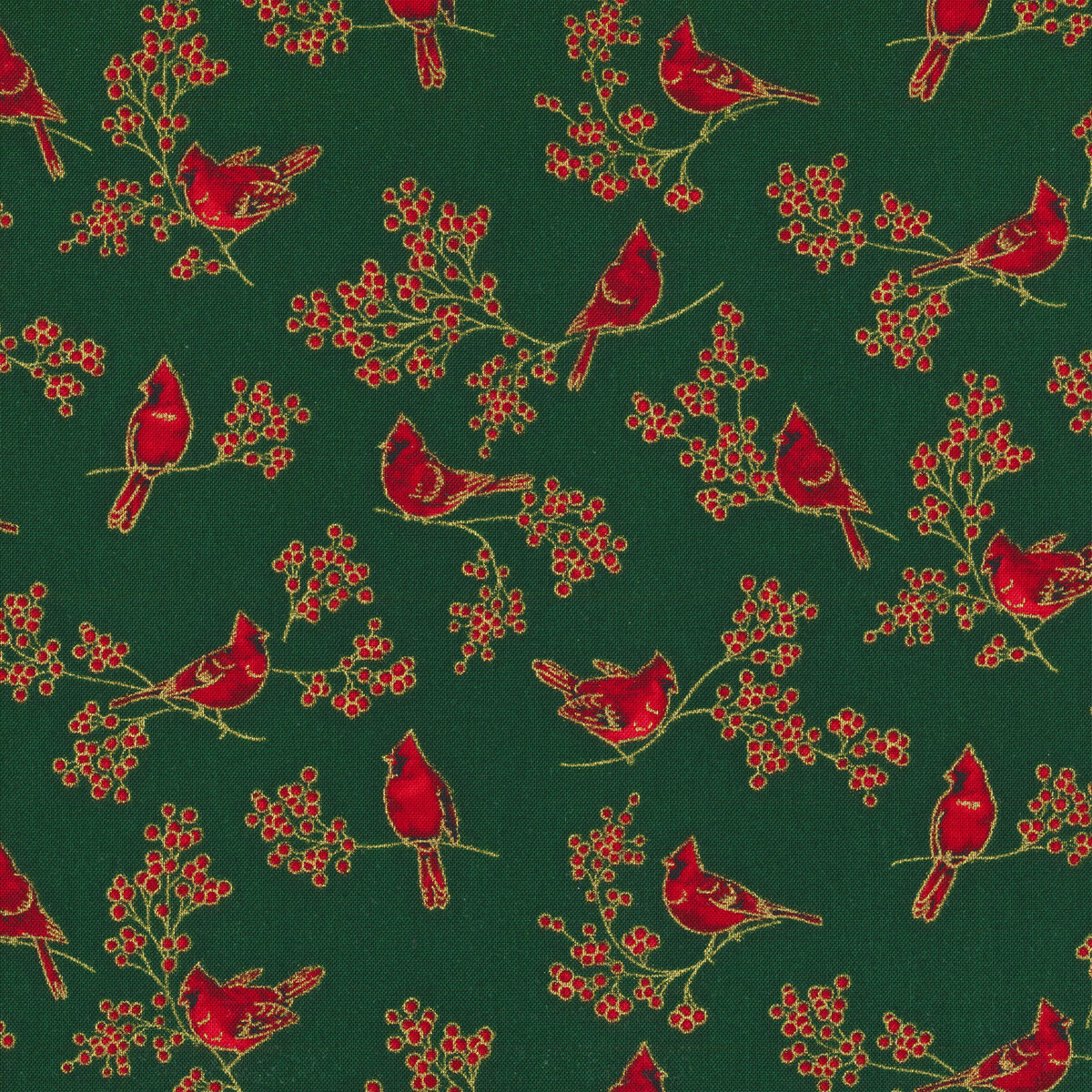 Holiday Charms 209677 Green from Robert Kaufman Fabrics Shabby Fabrics