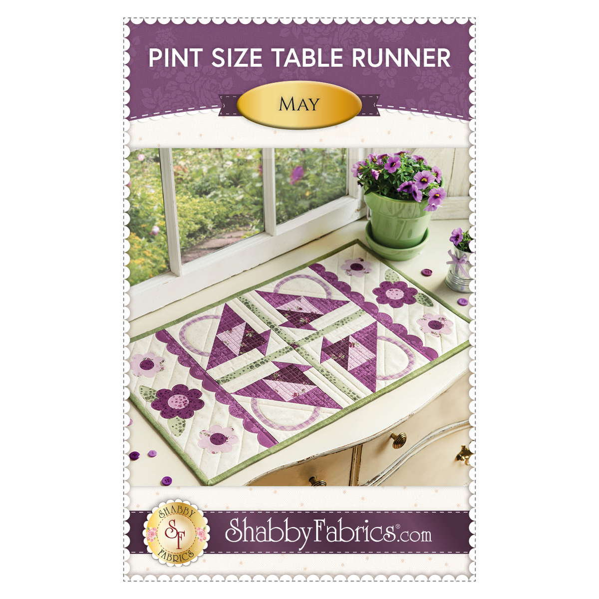 Pint size table runner series may pattern pdf download shabby fabrics