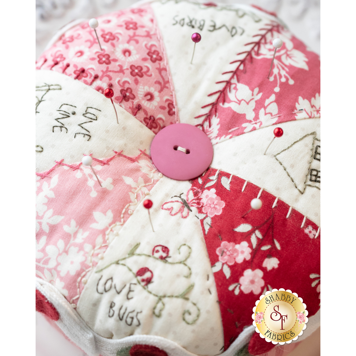 Pretty Pinwheel Pin cushion – PDF Pattern, instant download – Living in  loveliness