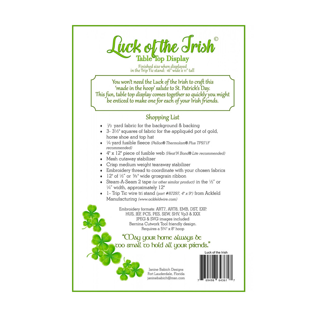 Have the Luck of the Irish Displayed in Your Home