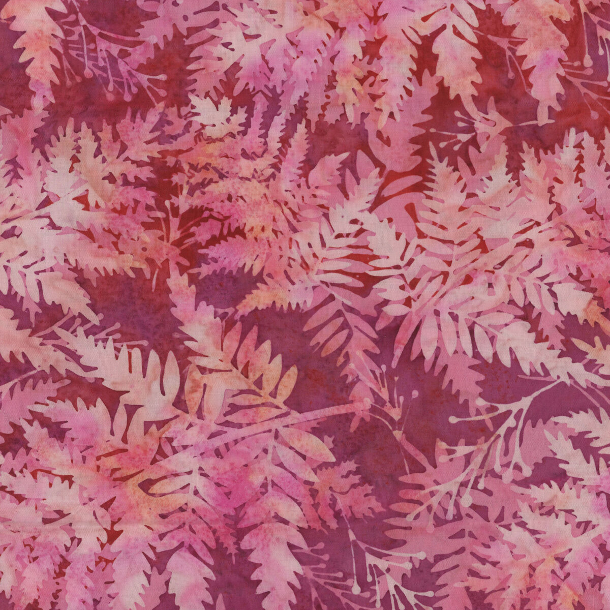 Bali Vines Batik - Fuchsia by Benartex 100% Cotton Fabric